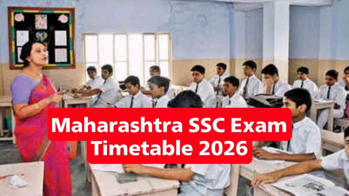 Maharashtra SSC Exam Timetable 2026